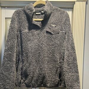 L.L. Bean Charcoal Sherpa Fleece